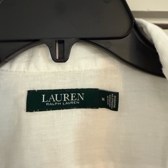 Ralph Lauren White Linen Shirt - Picture 3 of 5